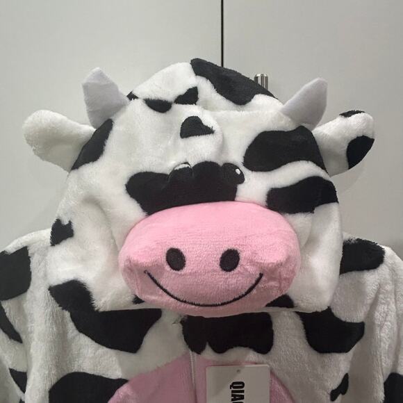 Halloween Baby Cow Costume Onesie Romper Toddler Size 110 *NEW* - Picture 4 of 16